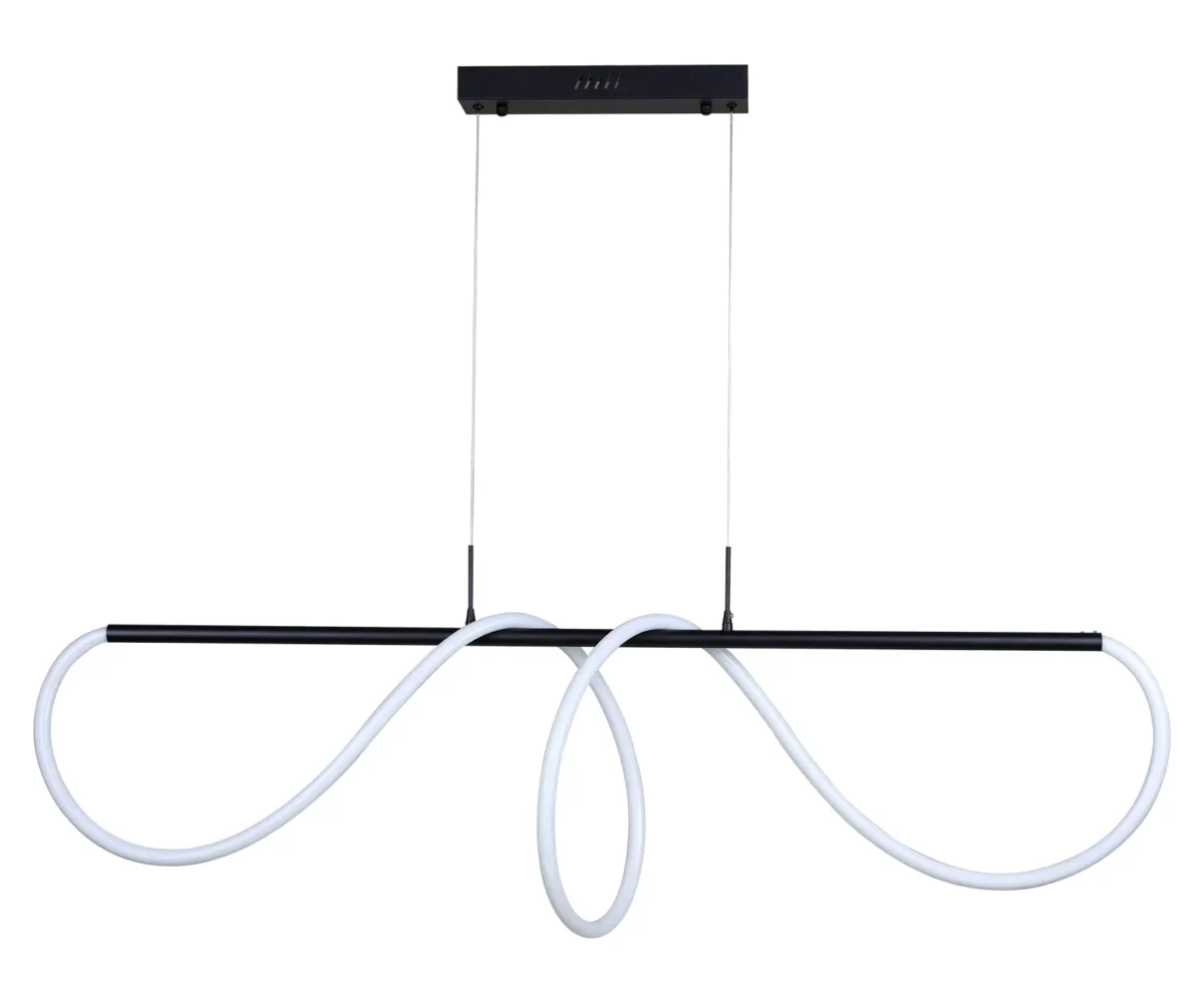 08041,19(4000K) Подвес димм.Далия черный Led 72W — изображение 1