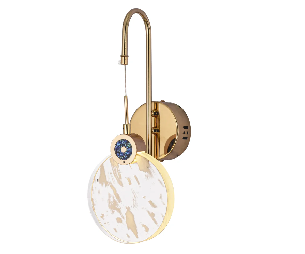 00021573 07857,33 Бра Викси золото Led 3W (3000K) — изображение 1