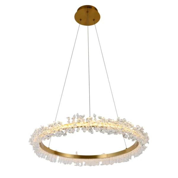 08243,36A(4000K) Подвес Лаура латунь d60