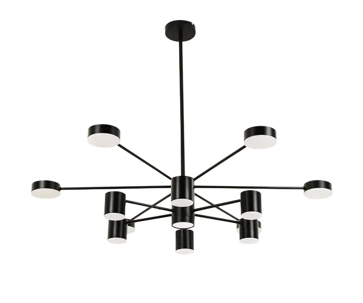 00022060 07649-13D,19 Люстра димм.Мекли черный Led 180W — изображение 1