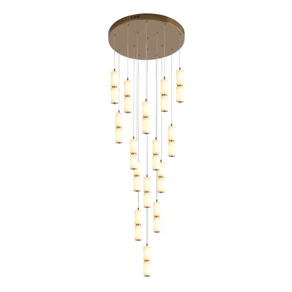 07528-15A,36 Люстра каскадная Бейла латунь d50