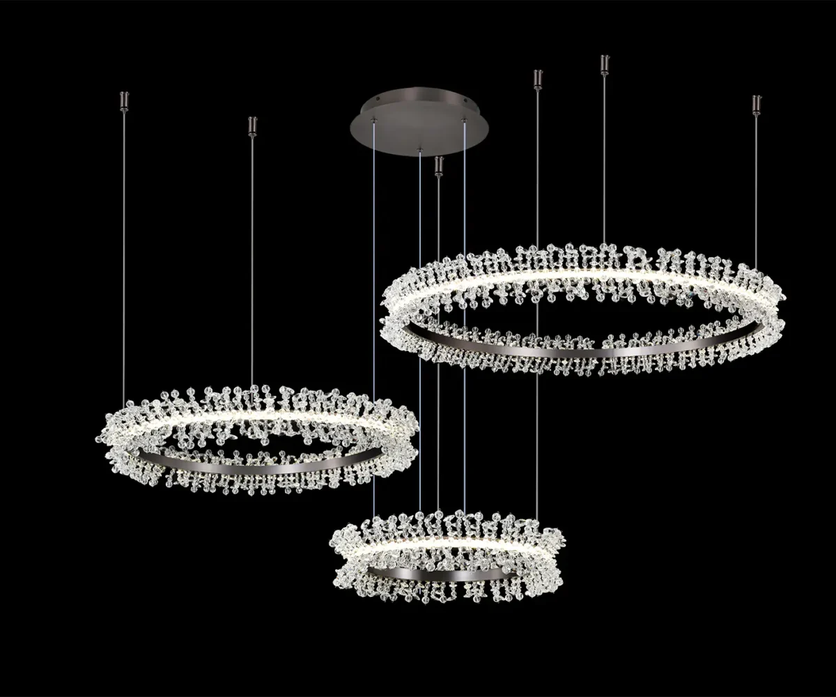 08246,12PA Люстра димм.Лаура матовый никель — изображение 1