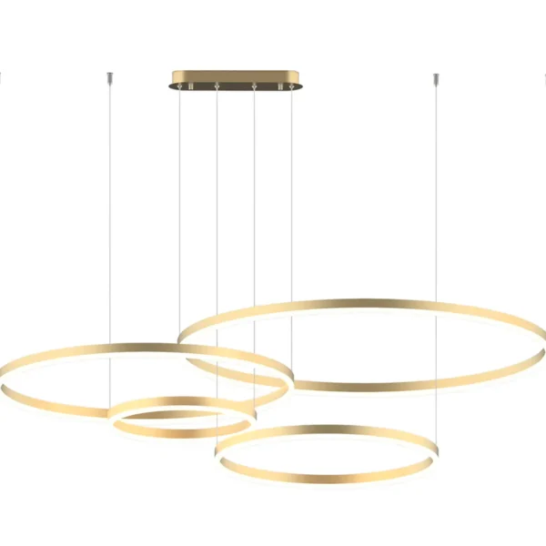 08204,36PA(3000K) Люстра димм.Тор латунь Led 168W