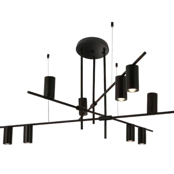 07621-9,19 Люстра Рия черный Gu10 90W