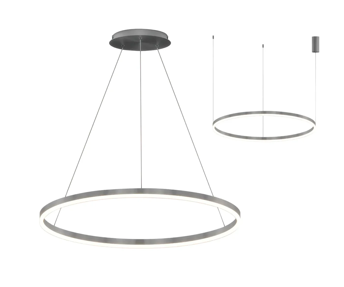 08213,12A(4000K) Подвес Тор матовый никель d60 — изображение 1