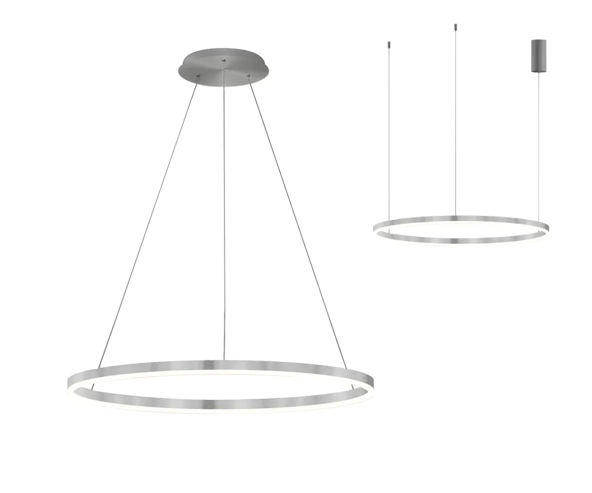 00022547 08214,12A(4000K) Подвес Тор матовый никель d80 — изображение 1