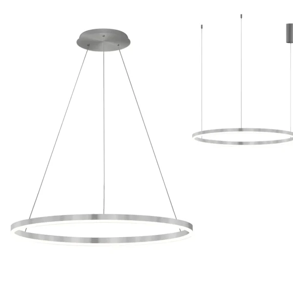 08214,12A(4000K) Подвес Тор матовый никель d80