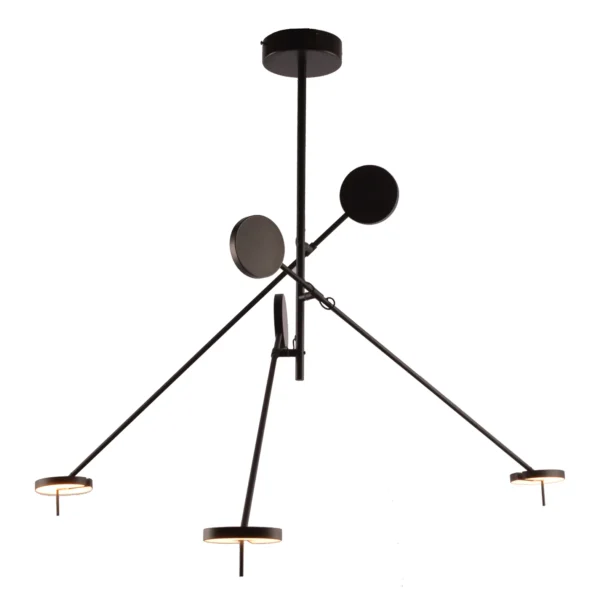 09440-3A,19(4000K) Люстра Некси черный