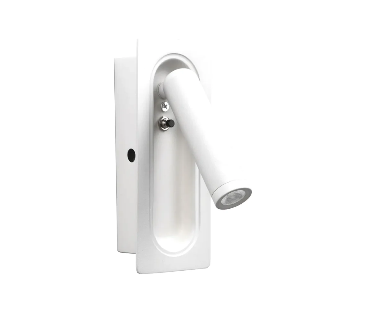 00022602 08071M,01 Бра встраиваемое Ризи белый Led 3W — изображение 1