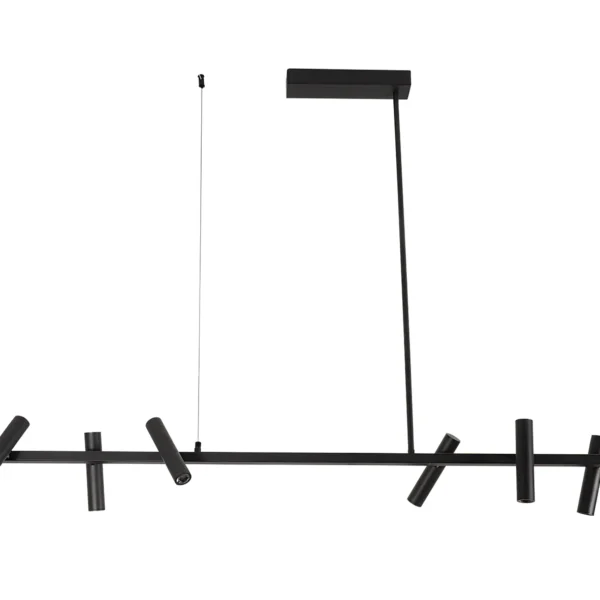 07613-6AS,19 Люстра Верония черный Led 18W