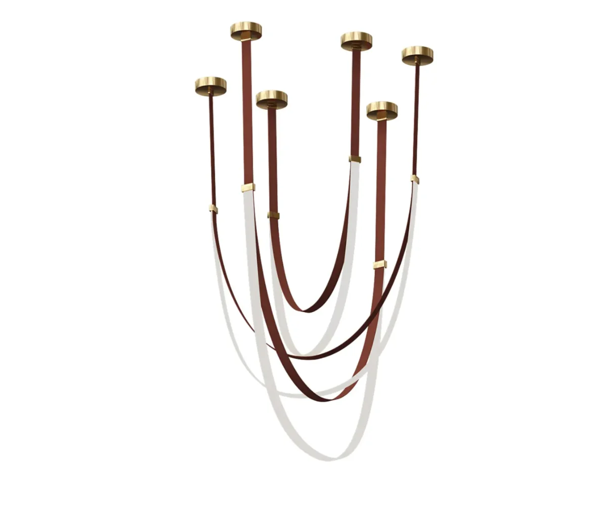 07689A-150+180+210,04 Подвес Лирд коричневый — изображение 1