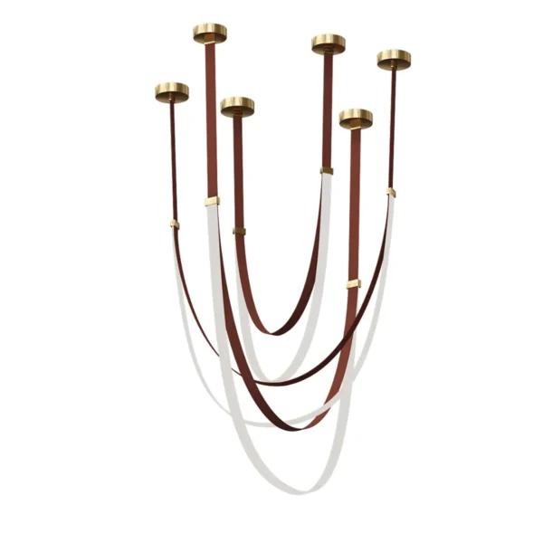 07689A-150+180+210,04 Подвес Лирд коричневый