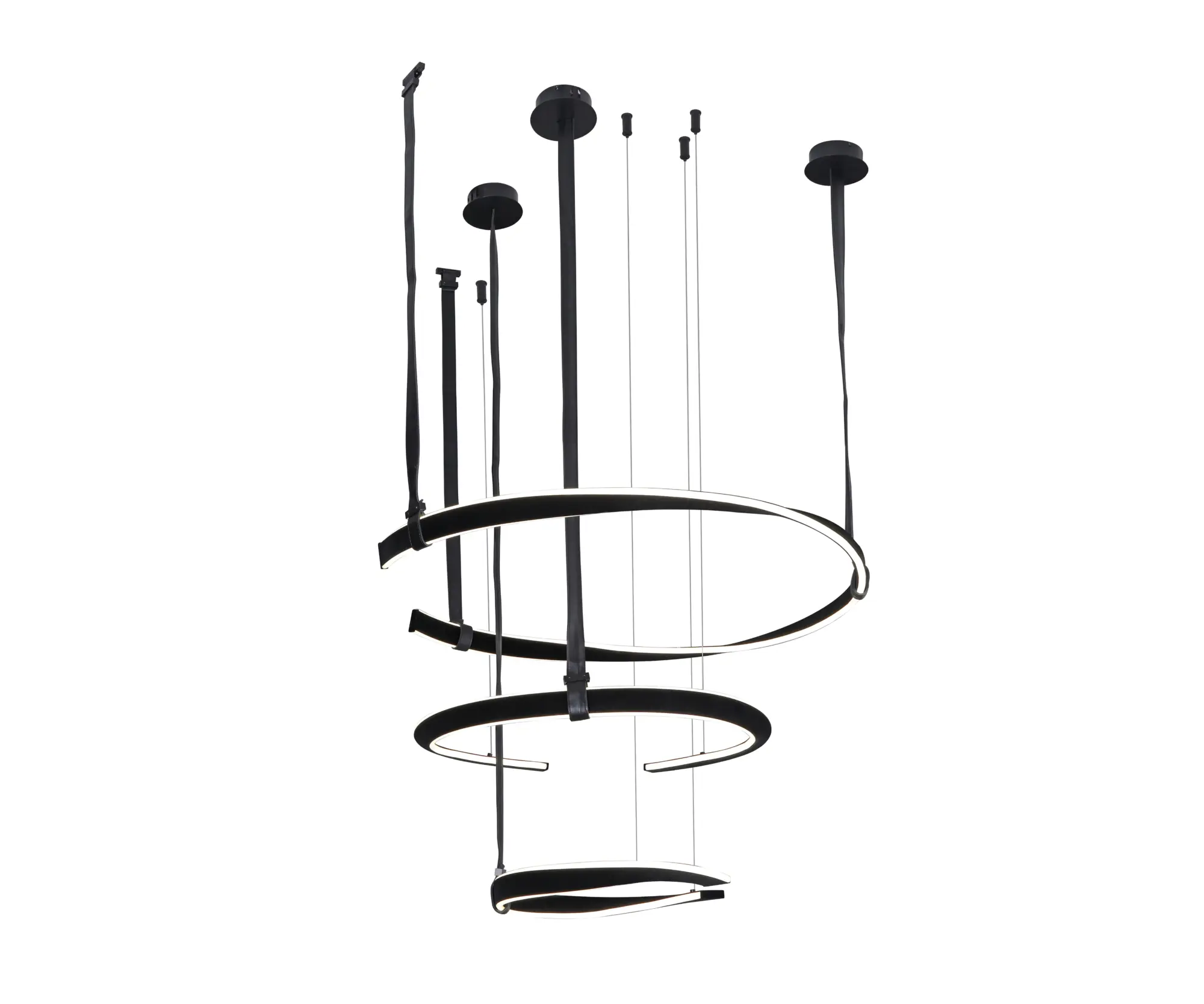 00023276 07656-3A,19(4000K) Люстра Маджена черный — изображение 1