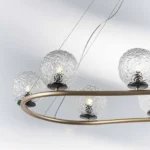 815283 Люстра BARI 8х10W(led) G9 ЗОЛОТО/ЧЕРНЫЙ МАТОВЫЙ — изображение 7