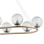 815283 Люстра BARI 8х10W(led) G9 ЗОЛОТО/ЧЕРНЫЙ МАТОВЫЙ — изображение 2