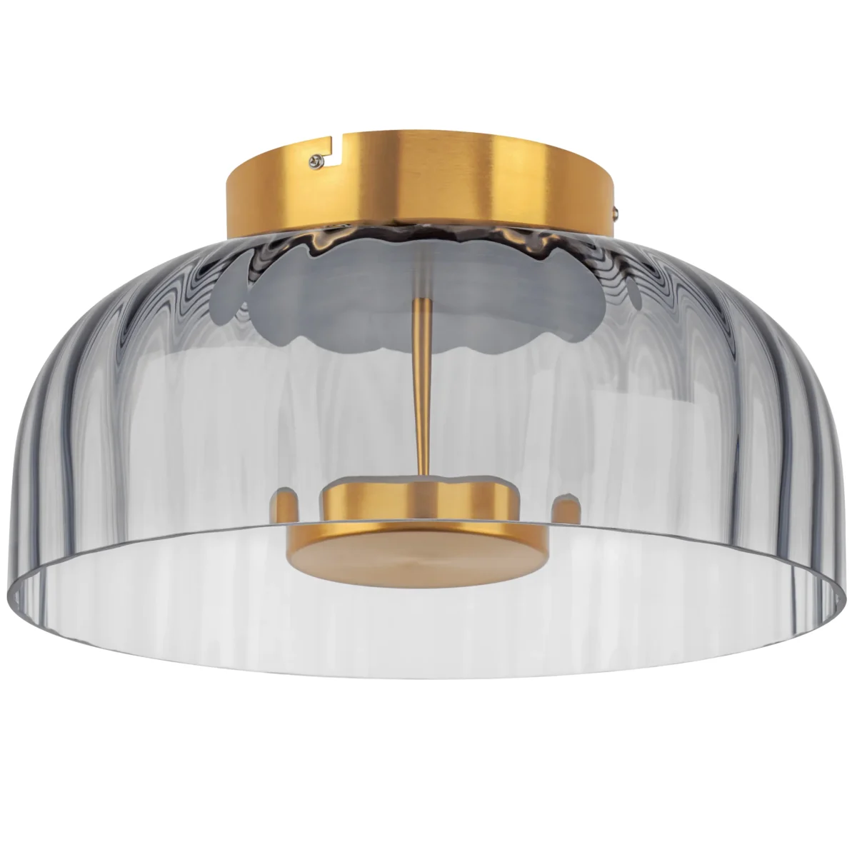 809061 Люстра CELESTA LED 1х12W 600LM ЗОЛОТО/ДЫМЧАТЫЙ 3000K — изображение 1