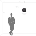 801023 Люстра SFERETTA LED 1х3W 145LM КОФЕЙНЫЙ/КОНЬЯЧНЫЙ 3000K — изображение 5