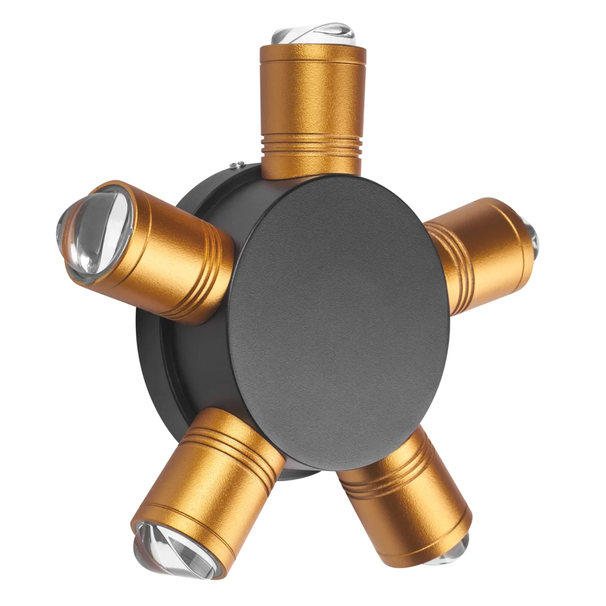 380653 Светильник DITO 5х1W LED 550LM G ЧЕРНЫЙ/ЗОЛОТО 4000K — изображение 1