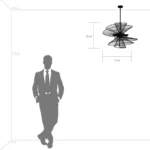 728183 Люстра ZETA 8х40W E14 ЗОЛОТО — изображение 7