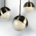 815511 Люстра DAFNE 1х5W(led) G9 ЛАТУНЬ/ПРОЗРАЧНЫЙ — изображение 2