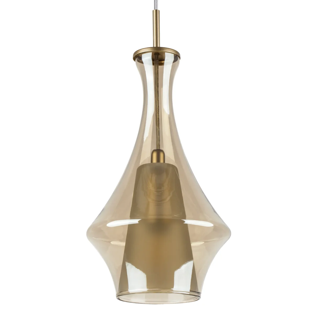 808013 Подвес FORMA 1х10W (led) E14 ШАМПАНЬ/КОНЬЯК — изображение 3