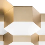 750161 Люстра потол FAVO LED-80W 3840LM Satin Gold 3000K — изображение 4