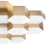 750161 Люстра потол FAVO LED-80W 3840LM Satin Gold 3000K — изображение 9