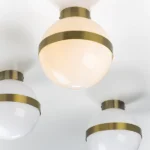 812111 Люстра GLOBO 1х40W E14 antique bronze/white — изображение 2