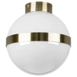 812111 Люстра GLOBO 1х40W E14 antique bronze/white