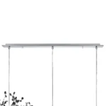 L3PL721134 Подвес тройной линейный EXTRA 3x3x5W(led) G9  (721134 - 3 + 572124 -1) ХРОМ — изображение 3