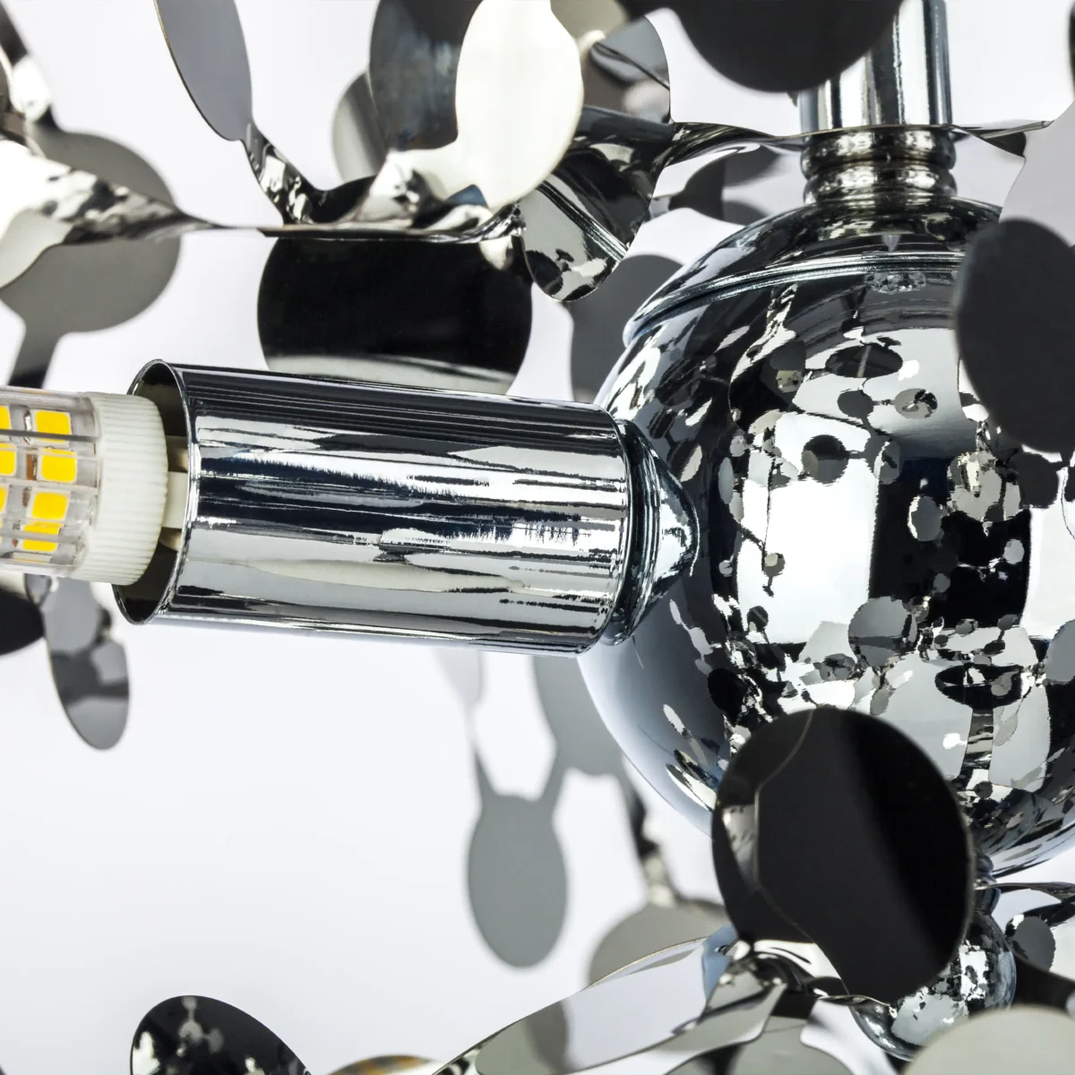 L3PL721134 Подвес тройной линейный EXTRA 3x3x5W(led) G9  (721134 - 3 + 572124 -1) ХРОМ — изображение 5