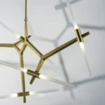 742103 Люстра STRUTTURA 10х6W (led) G9 ЗОЛОТО МАТОВЫЙ — изображение 3