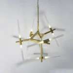 742103 Люстра STRUTTURA 10х6W (led) G9 ЗОЛОТО МАТОВЫЙ — изображение 4