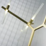 742103 Люстра STRUTTURA 10х6W (led) G9 ЗОЛОТО МАТОВЫЙ — изображение 5