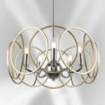 713053 Люстра REGOLO 5х40W E14 ХРОМ/ЗОЛОТО — изображение 4