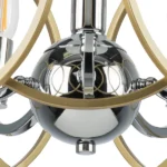 713053 Люстра REGOLO 5х40W E14 ХРОМ/ЗОЛОТО — изображение 9