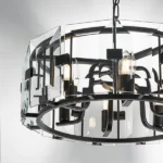 713267 Люстра NOVARA 6x40W E14 ЧЕРНЫЙ МАТОВЫЙ — изображение 4