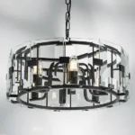 713267 Люстра NOVARA 6x40W E14 ЧЕРНЫЙ МАТОВЫЙ — изображение 5