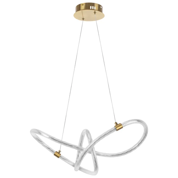 737503 Люстра CORINTO 35W LED 3007LM 360G ЗОЛОТО DIM 3000-6000K