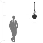 816047 Люстра MODENA 4х40W E27 ЛАТУНЬ/ЧЕРНЫЙ/БЕЛЫЙ — изображение 2