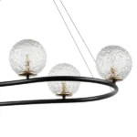 815267 Люстра BARI 6х10W(led) G9 ЧЕРНЫЙ МАТОВЫЙ/ЗОЛОТО — изображение 6