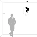 815053 Люстра CROCO 5х40W E14 ЛАТУНЬ — изображение 10