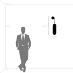 690513 Бра RAMO 1х40W E27 ШАМПАНЬ/ПРОЗРАЧНЫЙ — изображение 2