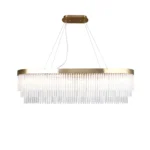 4189-14P, подвесная люстра, L1000xW300xH350/1300, 14xG9x40W, excluded