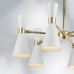 816066 Люстра DUMO 6х40W E14 БЕЛЫЙ МАТОВЫЙ/ЗОЛОТО — изображение 9