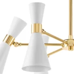 816066 Люстра DUMO 6х40W E14 БЕЛЫЙ МАТОВЫЙ/ЗОЛОТО — изображение 5