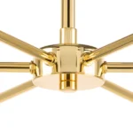 816066 Люстра DUMO 6х40W E14 БЕЛЫЙ МАТОВЫЙ/ЗОЛОТО — изображение 6