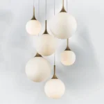 813063 Люстра GLOBO 6х40W E14 champagne gold/white — изображение 8