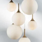 813063 Люстра GLOBO 6х40W E14 champagne gold/white — изображение 9