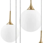 813062 Люстра GLOBO 6х40W E14 gold/white — изображение 7